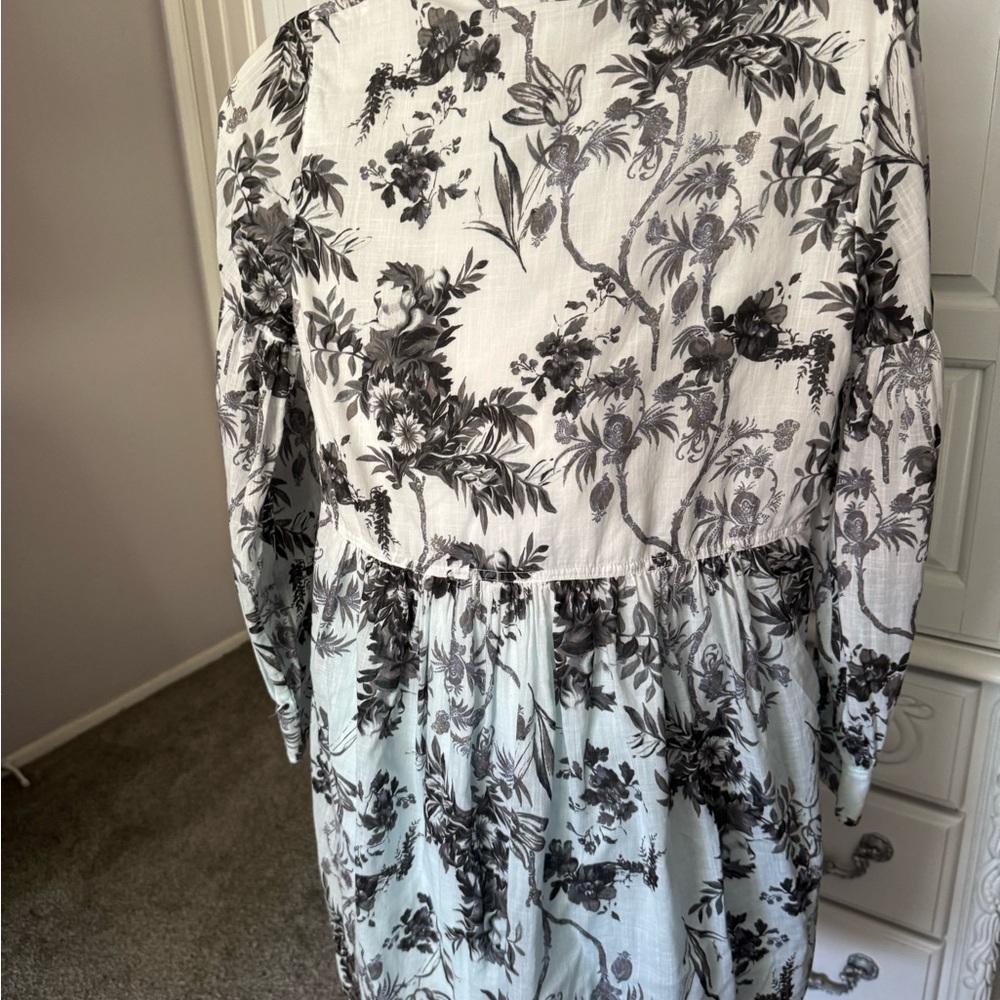 Anthropology floral dress